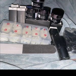 Nailboo 10 pc kit with box of nail tips Brand New